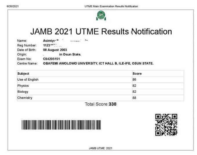 JAMB result Checker portal 2022 login portal