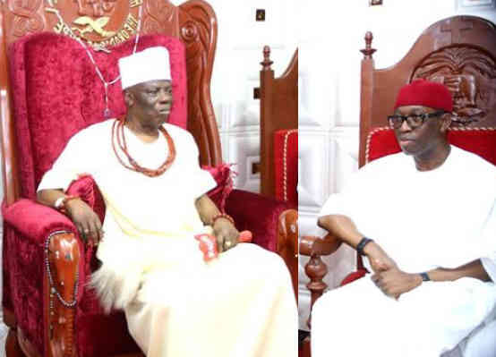 Governor-Ifeanyi-Okowa-and-Orodje-of-Okpe