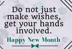 New Month Inspirational Messages