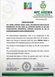 APC Arewa Concern Forum.