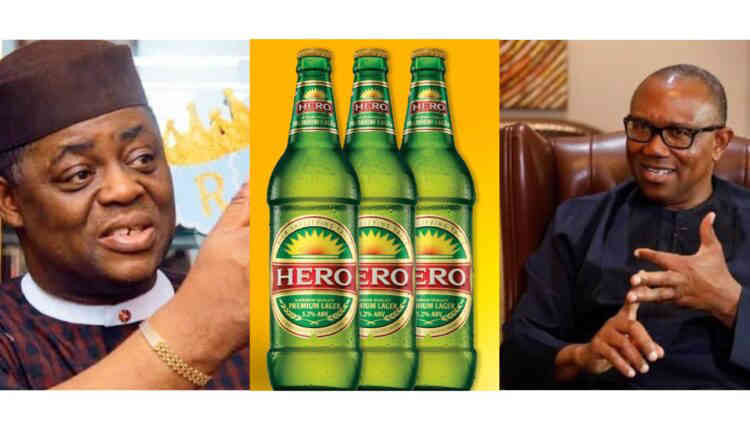 Femi Fani-Kayode – Peter Obi Has Biafra ‘Sun’ Symbol On His Beer Can
