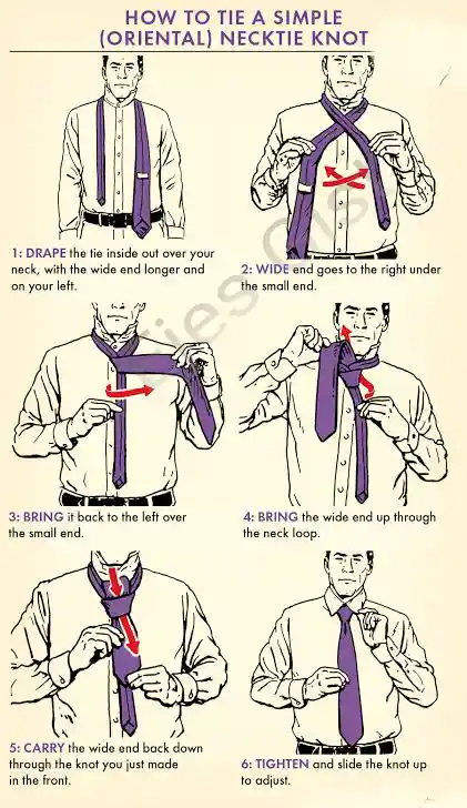 How to tie a tie windsor knot step by step