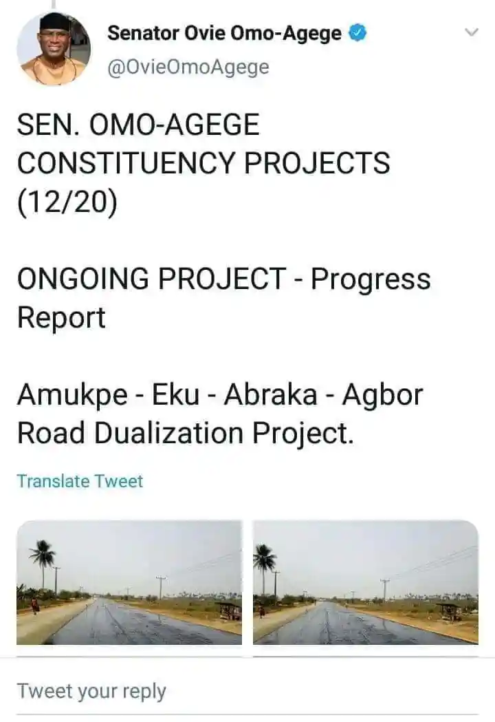 Amukpe - Eku - Abraka - Agbor Road Dualization Project.