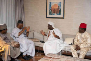 Akpabio Visits Ooni Of Ife To Seek Blessings For Senate Presidency Ambition