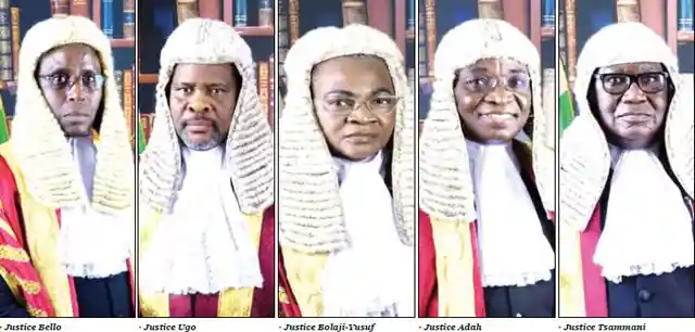 Meet the five justices that will affirm Tinubu's victory or declare Atiku or Obi winners.