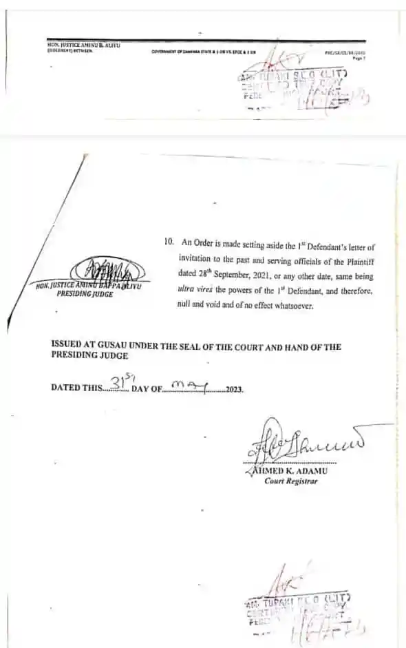 EFCC lacks constitutional powers to probe Zamfara State's accounts, court declares