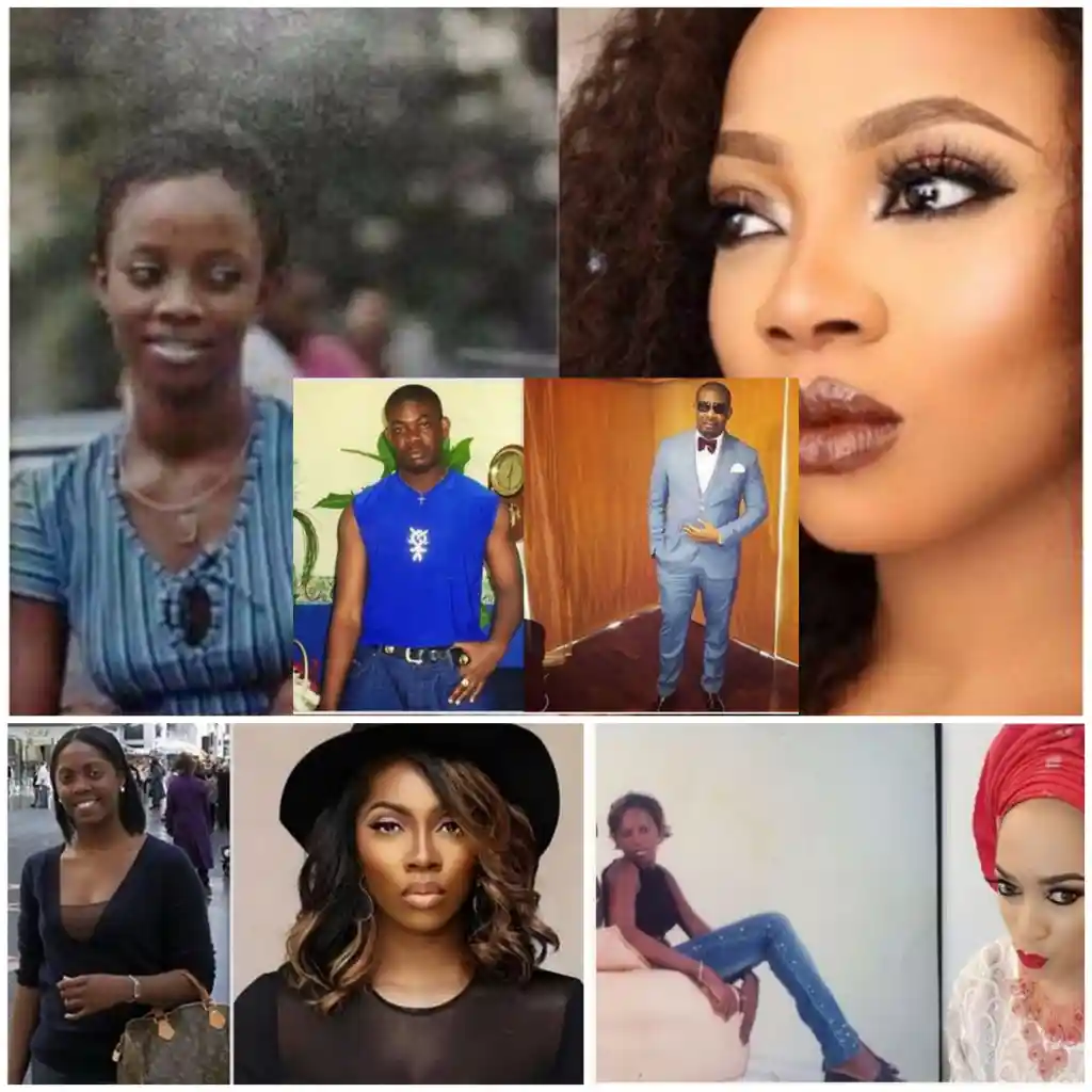 Powerful Throwback Photos: 8 Nigerian Celebrities Showcase Inspiring Journeys from Financial Hardship to Beauty