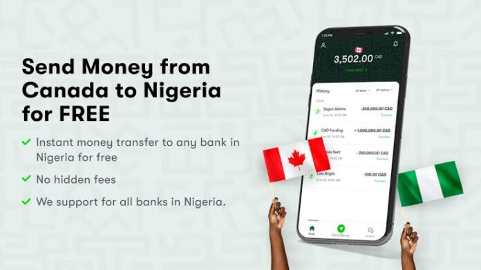 How to receive money from Canada in Nigeria