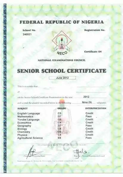 NECO Original Certificate, Obtain NECO Certificate, Step-by-Step Guide, Application Procedure, Certificate Issuance, NECO Certificate Process