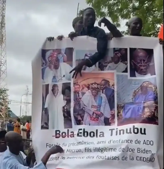 Niger Republic Citizens Rain Curses on Bola Tinubu, Calling Him the Illegitimate President