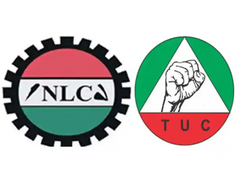 TUC and NLC Declare Indefinite Shutdown  , minimum wage in nigeria in usd