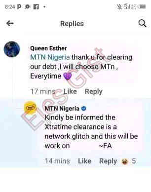 MTN Clearing Debt
