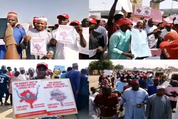 Tension High as Fresh protesters  rock  Kano over Appeal Court judgment