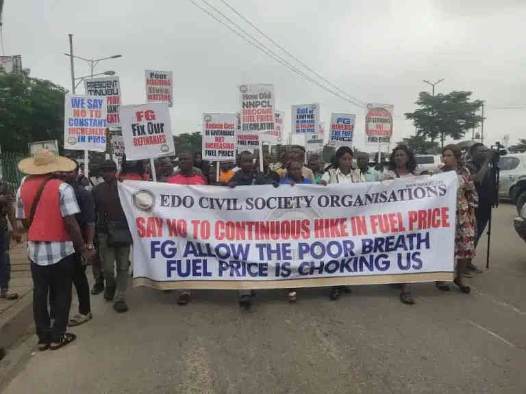 Edo CSO Begins Protest