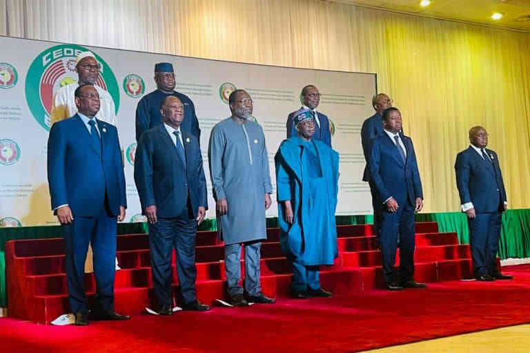 Tinubu with ECOWAS leaders