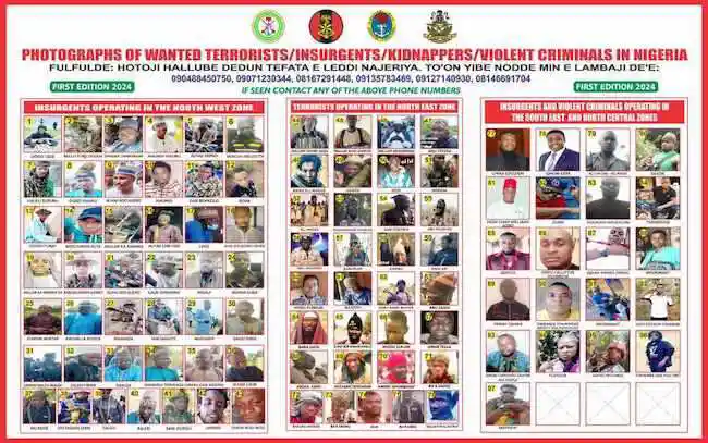 Full Names, Photos: DHQ Declares Simon Ekpa, 96 Others Wanted-Legit.ng