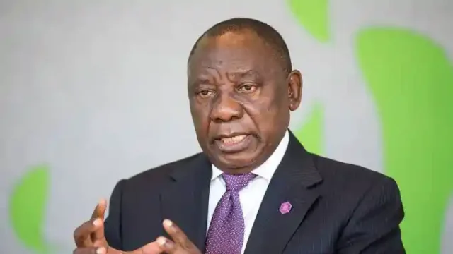 South African president, Cyril Ramaphosa (Credit: Bloomberg